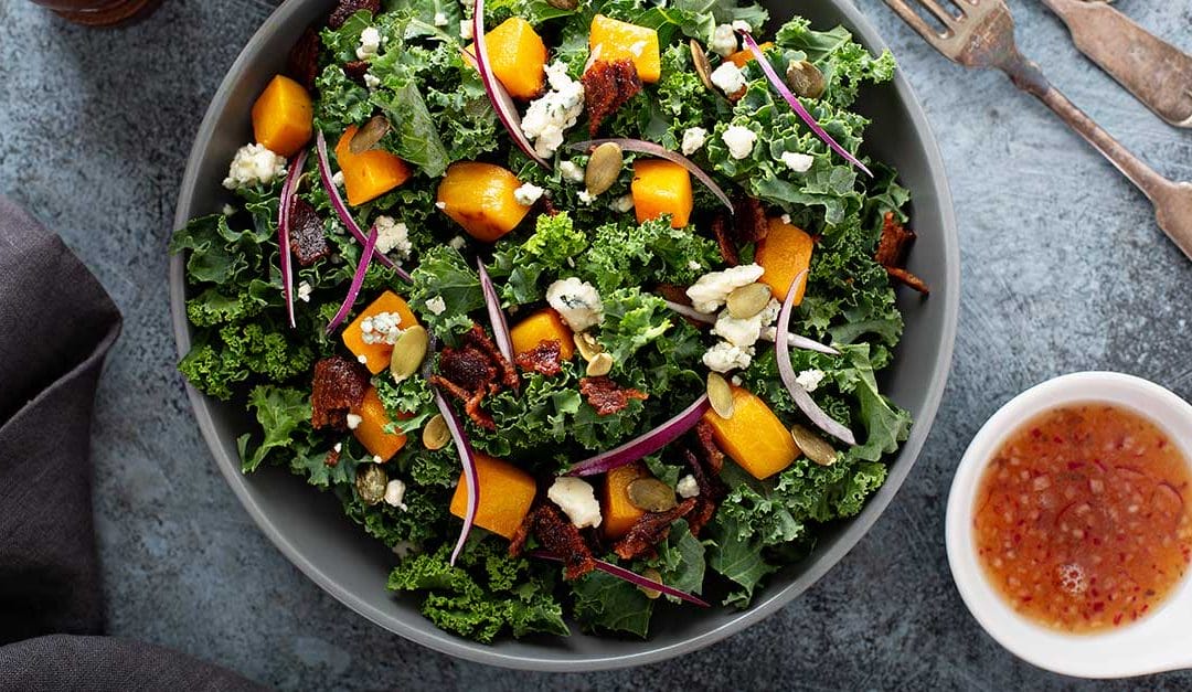 Roasted Butternut Squash and Kale Salad Recipe