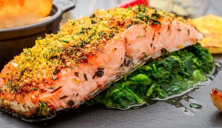 The Pickled Beet’s slow-roasted salmon.
