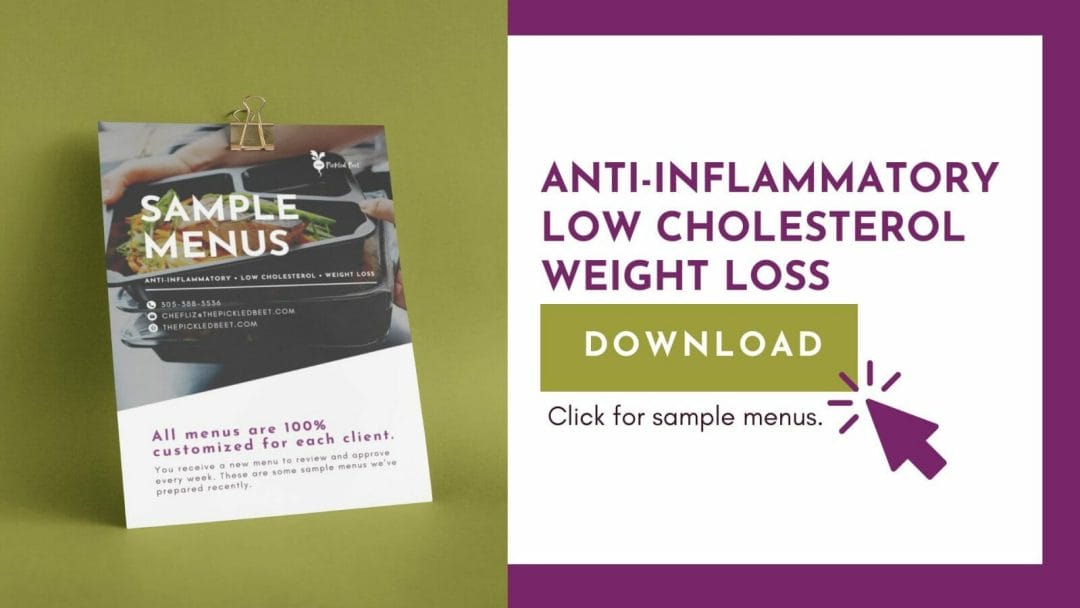 Anti-Inflammatory, Low Cholesterol, Weight Loss Sample Menus