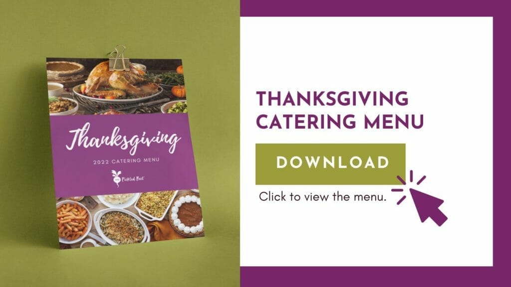 Thanksgiving Catering Menu